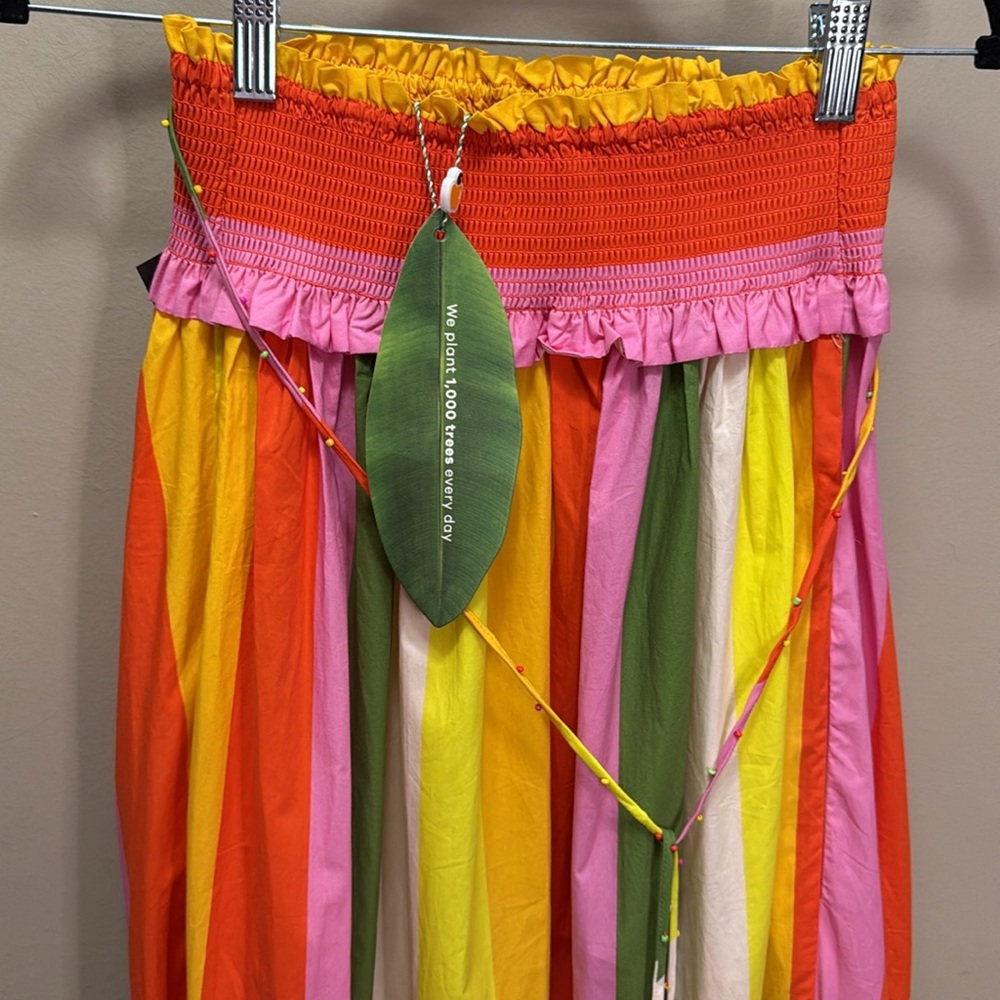 Farm Rio Mixed Neon Dress Sz M - Picture 5 of 5
